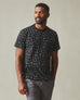 Pocket Tee - Black White Print